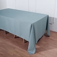 thumbnail image 2 of BalsaCircle 72" x 120" Polyester RECTANGULAR Tablecloth Table Linens Dusty Blue, 2 of 8