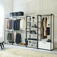thumbnail image 3 of Closet With Five Shelves - Powder Coated Metal, Deep Storage Compartments, Water & Heat Materials, Stain Scratch Finish, E0 Grade Board, Double Thickness , Modular Assembly Finish Corrosion, 3 of 3