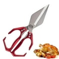 thumbnail image 2 of Oefntac jusqu'à 40 % de Rabais Cadeaux Ciseaux Multifonctions Ciseaux de Cuisine Robustes Acier Inoxydable Va au Lave-Vaisselle Poignée Ergonomique Découpe Volaille Poulet Dinde Os Viande Fruits de Mer, 2 of 9