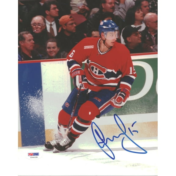 Dainius Zubrus Autographed 8x10 Photo Montreal Canadiens PSA/DNA #U96035