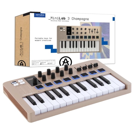 Arturia MINILAB 3 CHAMPAGNE シャンパーニュ MIDIコントローラー