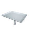 thumbnail image 3 of Trelavi Service Tray Rolling Adjustable Multi-Use for Hair Coloring, Tinting, Styling, Salon Service Tray Tattoo Facial Spa Organizing Tray, White, 3 of 4