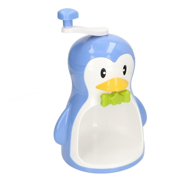 Manual Snow Cone Maker, Blue Food Grade ABS Manual Ice Shaver With Container For Living Room
