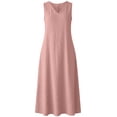 thumbnail image 6 of Horkkom Maxi Dresses for Women Sleeveless Linen Summer Dresses Beach Casual Long Dresses with Pockets, S-2XL, 6 of 9