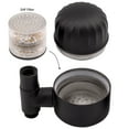 thumbnail image 3 of Westbrass SAF-62 In-Line Shower Head Filter Attachment For Shower Arm, Matte Black, 3 of 9