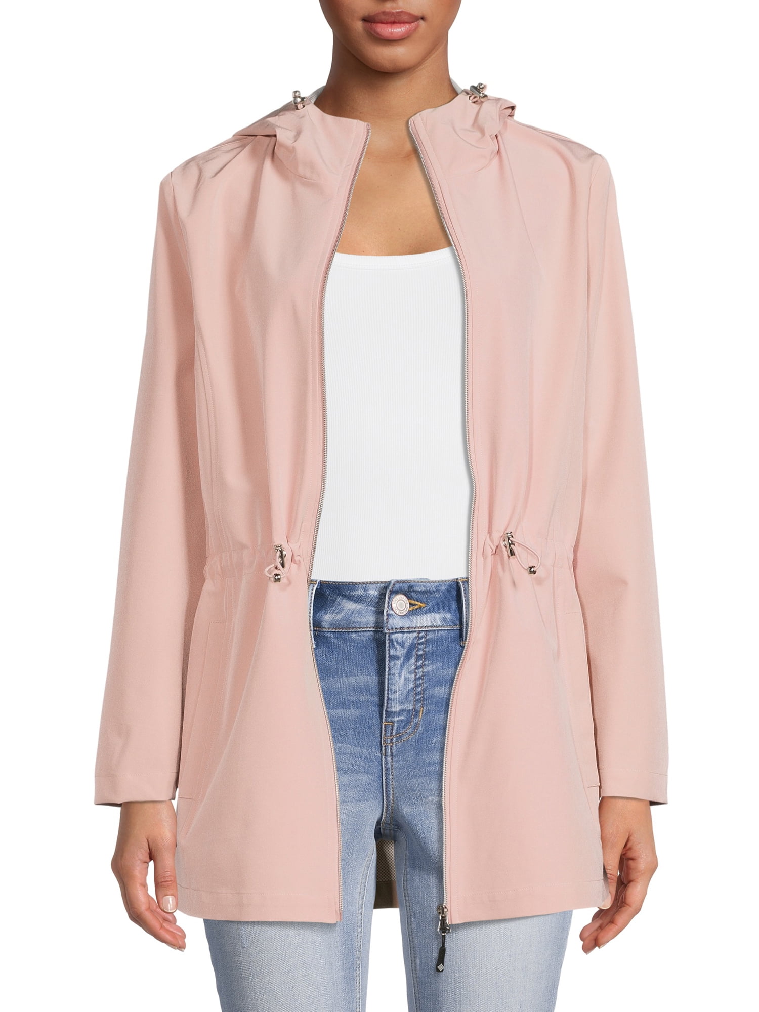 Big Chill Women's Anorak Rain Jacket, Size: Large, Pink