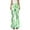 Green, variant on Casual Straight Leg Pants with Sparkling Sequins for Festive Party Wear and Everyday Comfort Fit Trousers,Mardi Gras Clothing,M