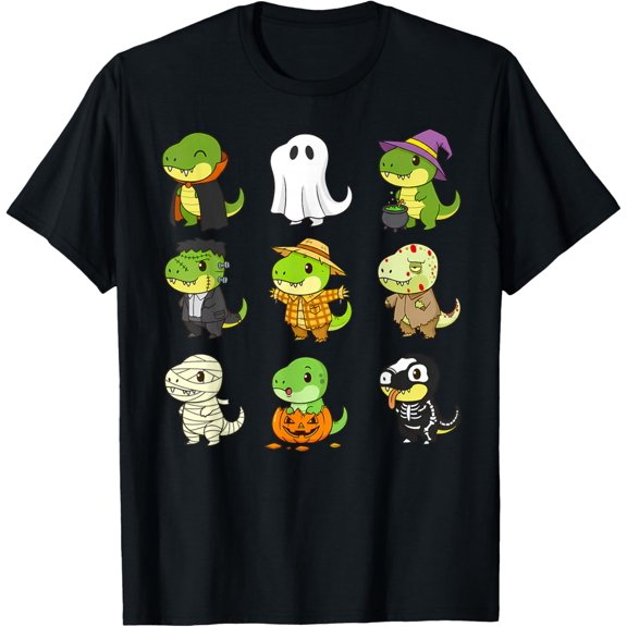 Cute T-Rex Spooky Halloween Costume Tyrannosaurus Dinosaur T-Shirt