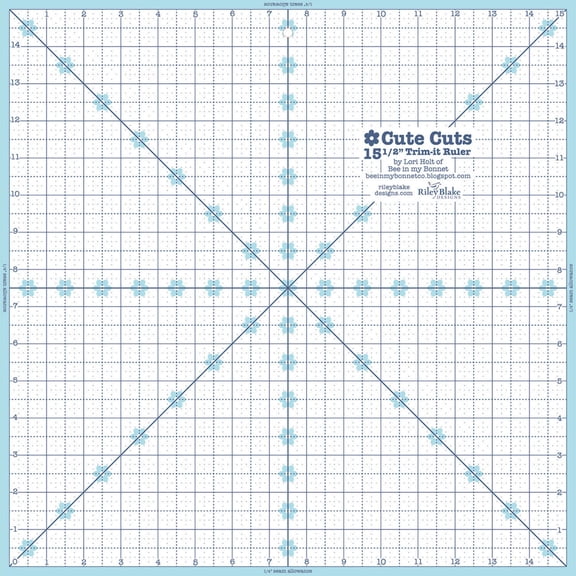 Trim It Ruler Square 15-1/2in x 15-1/2in