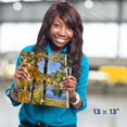 thumbnail image 5 of 3drose, California, Bishop. Bishop Canyon, Autumn Color and Blue Lake, 13x13 Wall Clock, 5 of 9