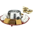 thumbnail image 3 of Brentwood Appliances TS603 Indoor Stainless Steel Electric Flameless S’mores Maker with 4 Roasting Forks and 4 Stackable Red Trays, 3 of 5