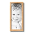 thumbnail image 2 of ArtToFrames 6" x 14" Red Oak Wood Picture Frame, 6x14 inch Brown Wood Poster Frame (WOM-4878), 2 of 7