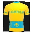 thumbnail image 2 of Kasakhstan Full Zipper Bike Short Sleeve Cycling Jersey  for Men - Size S, 2 of 4
