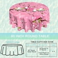 thumbnail image 2 of Round Table Cloth 60 Inch,Cherry Blossom Flowers Tablecloth Waterproof Stain Wrinkle Resistant Washable Circle Table Cover for Home Kitchen Dining Room Party Outdoor Picnic, 2 of 6