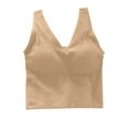 thumbnail image 5 of Ashirexll Tank Tops for Women, Seamless Back Undercover Chest Wrapping Threaded Tank Sleeveless Tops, 5 of 7