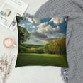 thumbnail image 2 of Leisuo Throw Pillow Cover- Autumn Deciduous Trees Deciduous Forest Fall Color, 2 of 5