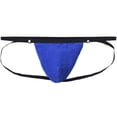 thumbnail image 2 of TANBOM Men's Double Thong Sexy Underwear Creative Design Fashionable Comfort Polyamide Fabric Blue XL, 2 of 6