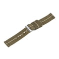 thumbnail image 2 of Marrón Caqui Nylon Reloj Correa 22mm Ancho Suave y Cómodo Premium Nylon Correa con Plateada Hebilla, Universal Reemplazo Lienzo Reloj Correa, 2 of 7