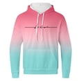 thumbnail image 4 of 2 Piece TrackSuits Set Mens Hoodies and Sweatpants Sets Jogging Workout Casual Sweat Suits Spring Light Pink XXL, 4 of 5
