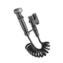 Acahhotxx Handheld Bidet, Handheld Bidet Sprayer Set Hand Shower Set Hand Shower Hose Alloy Texture Suitable for Bathroom and Toilet Showering