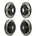 thumbnail image 1 of DS-One Front Rear Coated Drilled Slotted Disc Brake Rotors Kit for Car Ram 1500 Classic Dodge Durango Chrysler Aspen KD-100242, 1 of 11