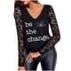 thumbnail image 1 of Camisetas divertidas para mujer, camisetas con hombros descubiertos, camisetas de manga larga de Color sólido, camisas holgadas, blusas, camisetas Pompotops gfhjh22592, 1 of 7