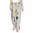 thumbnail image 2 of Lsque Pikmin Print Women's Pajama Pants, Lounge Pant - Comfortable Home Wear,Elastic Waistband, Stylish Design-Large, 2 of 9