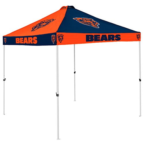 Logo Brands NFL Chicago Bears Checkerboard Tent Checkerboard Tent, Navy, One Size