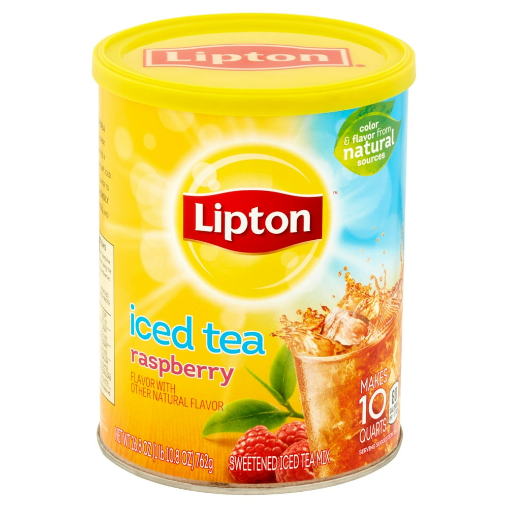 Lipton Iced Tea Mix Raspberry, 10 qt