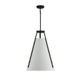 thumbnail image 2 of Matte Black Four Light Pendant from the Newport Collection, 2 of 6