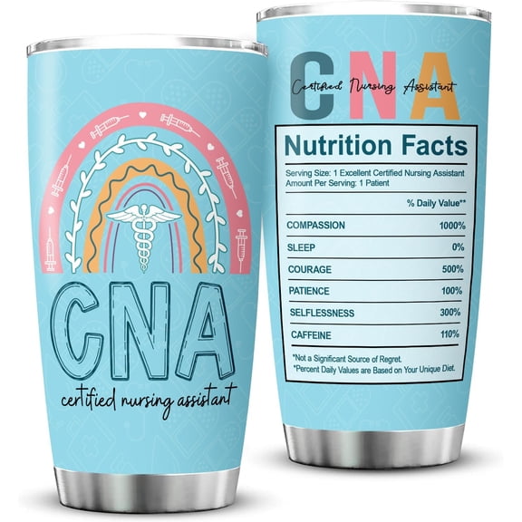 CNA Gifts CNA Week Gifts Certified Nursing Assistant Appreciation Graduation Retirement Christmas Gift Coffee Tumbler Mug 20oz