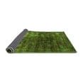 thumbnail image 2 of Ahgly Company Indoor Rectangle Oriental Green Modern Area Rugs, 2' x 3', 2 of 4