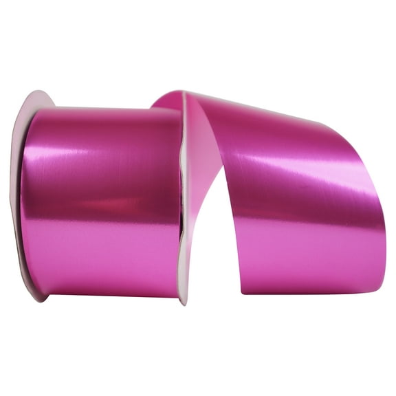 Reliant Ribbon - 16040-061-40K, Metallic Polypro Rd Ribbon, Pink, 2-1/2 Inch, 50 Yards