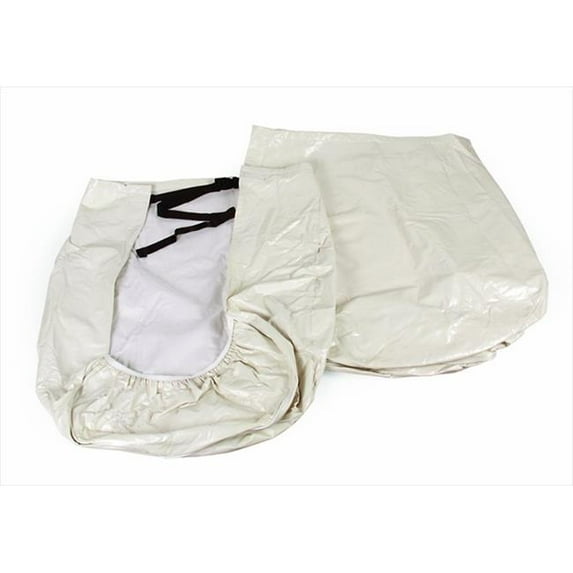 45333 Vinyl Tire Protectors 2 Pack, Colonial White - 30 - 32 In.