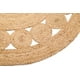 thumbnail image 5 of Alfombra KEMA de yute trenzada, redonda, 150 cm, resistente a las manchas, 5 of 6