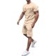 thumbnail image 1 of Playeras Interiores Hombre Cuello V Moda Masculina Primavera Y Verano Casual Manga Corta Cuello Redondo Color Sólido Camiseta Superior, 1 of 4