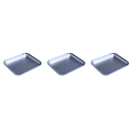 3X Useful Aluminum Alloy Screw Tray with Magnetic Pad for RC Model Phone Car Repair Tool Silver 3 x scre w tray silver