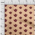 thumbnail image 2 of oneOone Georgette Viscose Light Peach Fabric Tea Kettle Sewing Fabric By The Yard Printed Diy Clothing Sewing Supplies 42 Inch Wide-Y4, 2 of 6