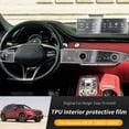 thumbnail image 2 of For Genesis GV70 2021-2024 Pre Cutting Car Interior Protection Film Gear Shift Console Anti-scratch Transparent TPU Film Sticker, 2 of 6