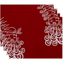 Simply Daisy 18" x 14" Santa Baby Holiday Print Placemat
