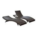 thumbnail image 2 of Modway Chaise de Patio Extérieure Peer, Ensemble de 2, Brun Blanc, 2 of 2