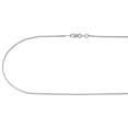 thumbnail image 3 of 10K White Gold 0.50MM Solid Box Chain Necklace 22" Length, 3 of 9
