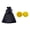 Yellow, variant on YIEMEEN Pack Of 2 Golf Foot Alignment Mat Golf Stance Mat With Nonslip Design For Improved Swing Accuracy And Balance Training