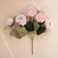 thumbnail image 6 of Chanana Peonies Artificial Flowers Pink Silk Roses Bulk for DIY Wedding Bouquet Bridal Shower Decorations Fake Floral Arrangements Party Table Centerpieces Home Decor Indoor, 6 of 6