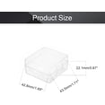 thumbnail image 2 of HUGFEGWE 2 x 18650 Battery Storage Case Holder Organizer Box Transparent 2Pcs U2536-18136, 2 of 7