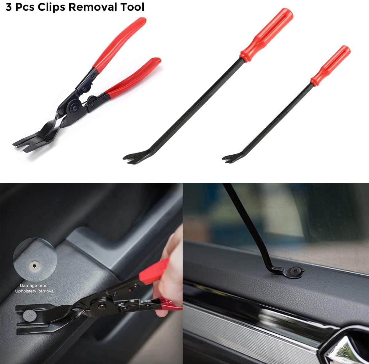 Automotive Vehicle Tools 19pcs Car Trim Removal Tool Auto Door Panel