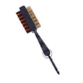 thumbnail image 1 of Sonducket Cepillo de limpieza de pelotas de golf con hebilla colgante Herramientas de profesionales portátiles Cepillos de entrenamiento de alta Golf, 1 of 6