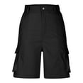 thumbnail image 6 of AHTJRT Men's Lightweight Quick-Dry Hiking Shorts Versatile Cargo Shorts for Outdoor Summer Adventures Black M, 6 of 6