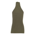 thumbnail image 2 of Vestido ajustado sin mangas para cosplay, informal, corto, de 12 pulgadas, escala 1/6 Verde, 2 of 9