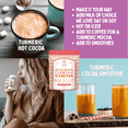 thumbnail image 3 of Leely Chai Co. Immunity Boosting Turmeric Hot Chocolate Mix, Dairy Free and Vegan, Warming Spices And Sweetened With Coconut Sugar, 4 OZ - 8 Cups, 3 of 7